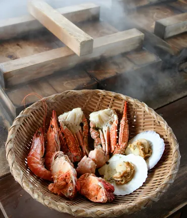 温泉地ならではの食が楽しめる「地獄蒸し工房鉄輪」