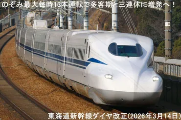 新幹線「のぞみ」の旅：2026年ダイヤ改正と旅の準備（料金・座席・時刻表）？東京～新大阪「のぞみ」の旅：2026年2月2日の時刻表・料金・座席情報