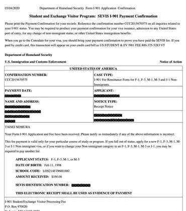 アメリカ留学学生F