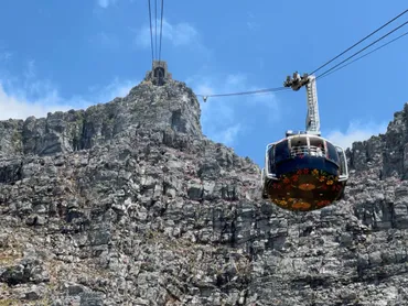 ケープタウン入港、テーブルマウンテン観光 