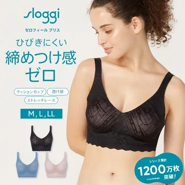 Triumph（トリンプ） 期間限定セール スロギー ゼロフィール ブリス ブラレット(M,L,LLサイズ) sloggi ZF Bliss  Bralette JX : トリンプ公式ストア ヤフー店 