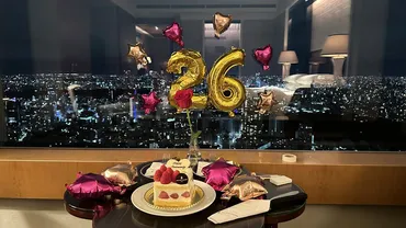 リッツカールトン東京で誕生日宿泊とサプライズ