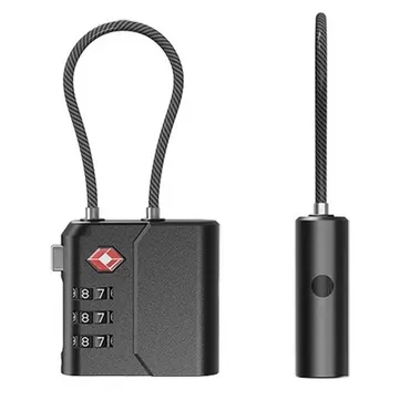 Lock finder TSAロック 海外旅行用鍵 荷物バッグ用ロック MangoTek ３桁 ダイヤル AirTag  紛失時に「探す」アプリで場所を特定できる iOS iPhone iPad 用 : pcastore 