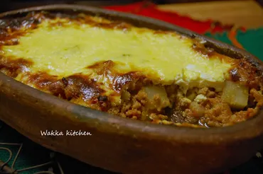 世界のごはん（ブルガリア）：ムサカ（ひき肉とじゃがいものグラタン） 