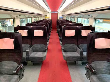 デザイン性◎】中央線特急E353系のグリーン車に乗る!