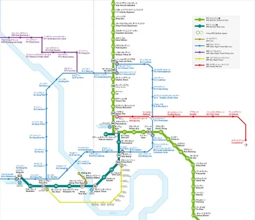 バンコクのBTS完全ガイド!路線図、料金、乗り方など徹底解説!