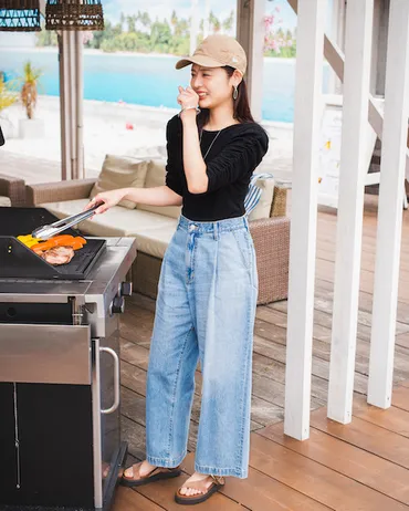 季節別】大人女子のバーベキューコーデ