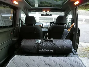 車中泊に最適！カインズ・エアインマットレスポータブル 