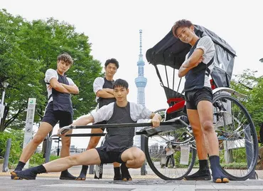 歌って踊れる車夫 4人組「東京力車」 浅草から、目指すは紅白！世界！：東京新聞デジタル