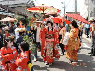 隣町の国府夏まつりの「歌舞伎行列」をはじめて見に行ってきました。 : 小次郎じじ物語