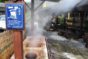 別府名物地獄蒸しができる湯治の宿 大黒屋。鉄輪むし湯は半額で利用可能！ 