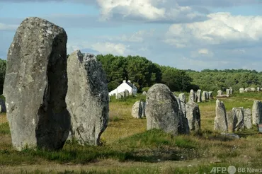 年前の石の遺構、工具店建設で破壊仏カルナック写真枚国際ニュース: