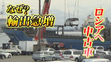 ウクライナ侵攻年ロシアへ日本の中古車輸出が急増最大拠点は「富山」゛輸出規制゛の中なぜ?