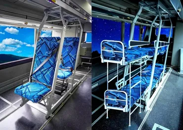 日本初の「寝台夜行バス」登場、フルフラット型シートで快適移動年がかりで共同開発来月からモニター運行開始