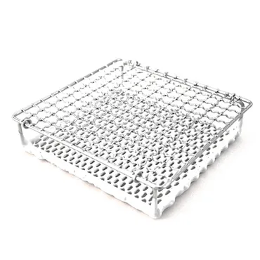 セラミック焼き網大ガス火専用日本製（直火専用焼き網セラミック網焼き焼網角型センチセラミック焼網焼きアミもちトースト遠赤外線）リビングート店