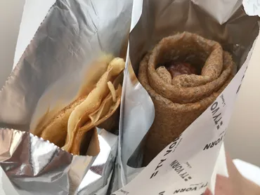 レンヌ駅内でブルターニュ名物が味わえる店「」–