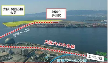 大阪メトロ中央線を会場の夢洲まで延伸…年大阪・関西万博へ向けたインフラ整備計画が決定