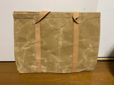 キャンプギア】ワークマン:パラフィン帆布ラージトート買っちった