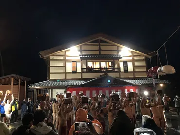4年ぶりの川原湯温泉・湯かけ祭り–八ッ場(やんば)あしたの会
