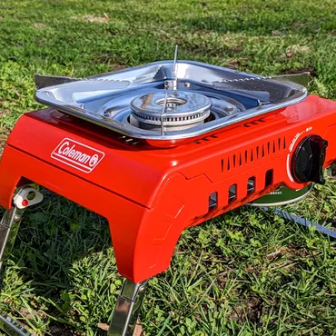 まるでロボット!あまりにオシャレなコールマン「シングルガスストーブ」をレビュー