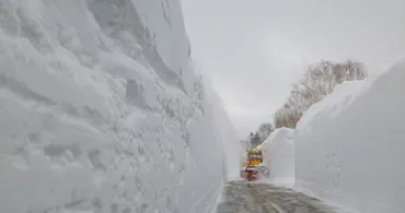 八甲田山に春告げる゛雪の回廊゛ 「白いきれいな壁、楽しんで」 