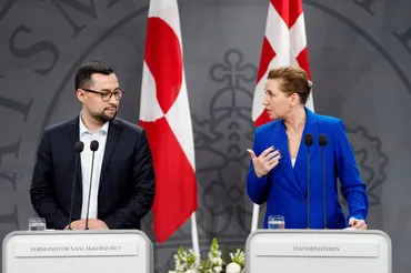 グリーンランド独立希望尊重を、トランプ氏とは話していない=首相