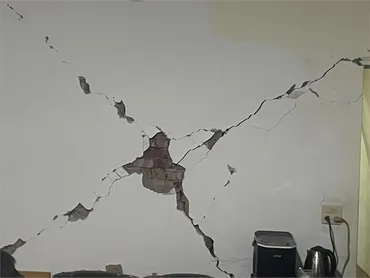 嘉義強震釀災!西興村三腳石道路坍方無法通行
