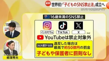 世界初「16歳未満子どものSNS利用禁止」法案オーストラリア議会上院で可決…