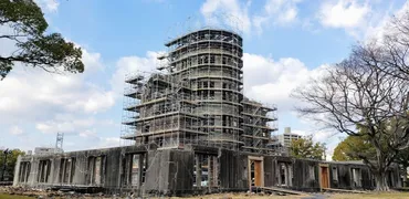 原爆ドーム保存工事（第回）」工事現場視察ブログ公明党広島市議会議員（西区）田中まさる