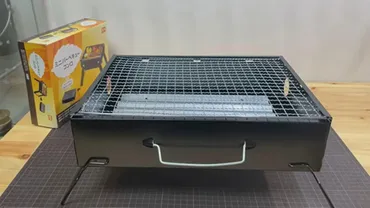 均キャンプギア】本格サイズ！（ダイソー）の「ミニグリル」をキャンプ系がレビュー