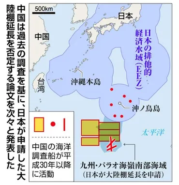 中国、日本の海洋権益阻止へ科学論文