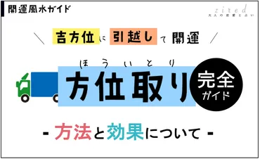 風水術「方位取り」とは？効果や2024年の吉方位を徹底解説！(Q&A)あなたの運気を上げる！風水術「方位取り」の基礎知識