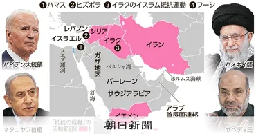 そもそも解説】中東で何が起きている?イスラエルがイランに攻撃か イスラエル・パレスチナ問題:朝日新聞