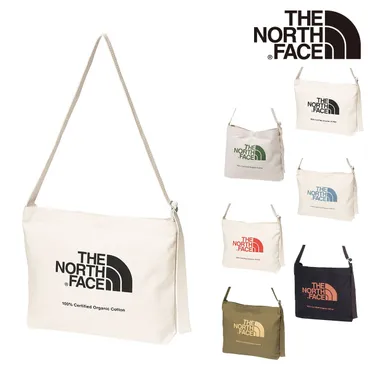 ノースフェイス バッグ THE NORTH FACE オーガニックコットンミュゼット ORGANIC C MUSETTE 1.ナチュラルxブラック