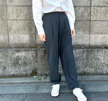 すでに一部売切れ…(涙)【ワークマン】゛ヨゴレニクイ゛タックテーパードパンツ「ウエスト楽ちん」「なのに今っぽい♡」最強パンツ