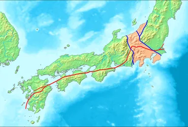 中央構造線(その1)