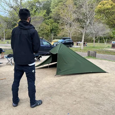 レビュー】GOGlampingのTC正方形タープはアレンジ自在で焚き火もOK!