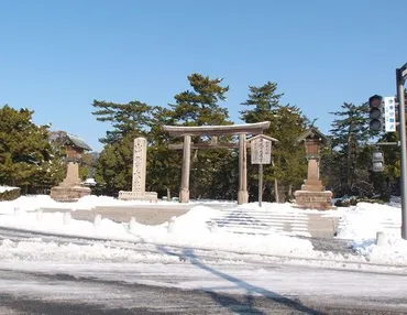 大雪の島根旅行その３ 出雲大社と島根県立古代出雲歴史博物館』出雲市(島根県)の旅行記・ブログ by 目元さん【フォートラベル】