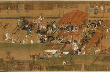 絹本著色一遍上人絵伝〈法眼円伊筆／巻第七〉 文化遺産オンライン