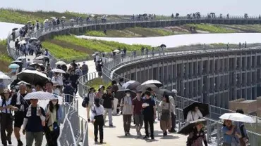 万博来場目標、1日13万人 採算ライン見据え十倉会長(共同通信)