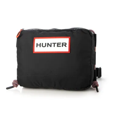 ハンター HUNTER トラベル リップストップ サコッシュ （BLACK/RED BOX LOGO） 