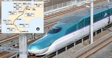 北海道新幹線の札幌延伸 30年度末開業を断念、鉄道・運輸機構が国交省に報告、数年遅れの見通し