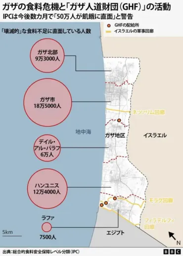 ガザで治安崩壊、住民が必死に食料を探し求める中 