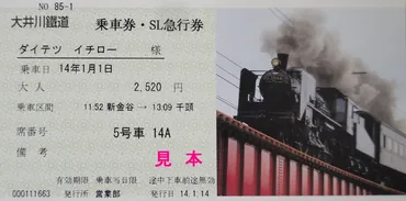 大井川鐵道のＳＬ「かわね路号」に乗る 