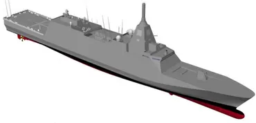 海上自衛隊・新型フリゲート「もがみ型」の４番艦「みくま」進水 
