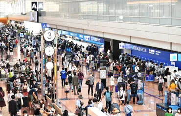 4連休初日の羽田空港、2月以来の混雑 ANA井上専務「サステイナブルなものにしていきたい」