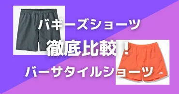 パタゴニアのバギーズショーツ」と「ノースフェイスのバーサタイルショーツ」ってどっちがオススメ?~徹底比較してみました~