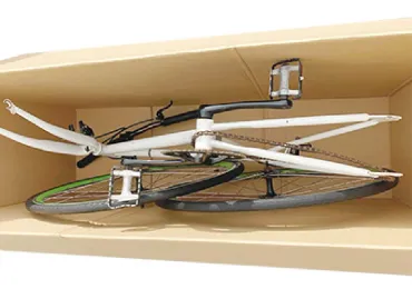 自転車をダンボールに入れて発送することは可能?