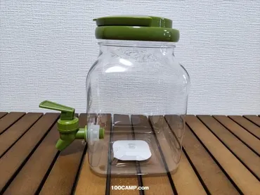 100均セリアのウォータージャグ(1.75L)をキャンプで使ってみた