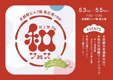 京都駅で和文化を体験!「NIWAの和フェス vol.01」開催